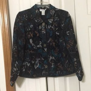 Christopher & Banks Tapestry Jacket